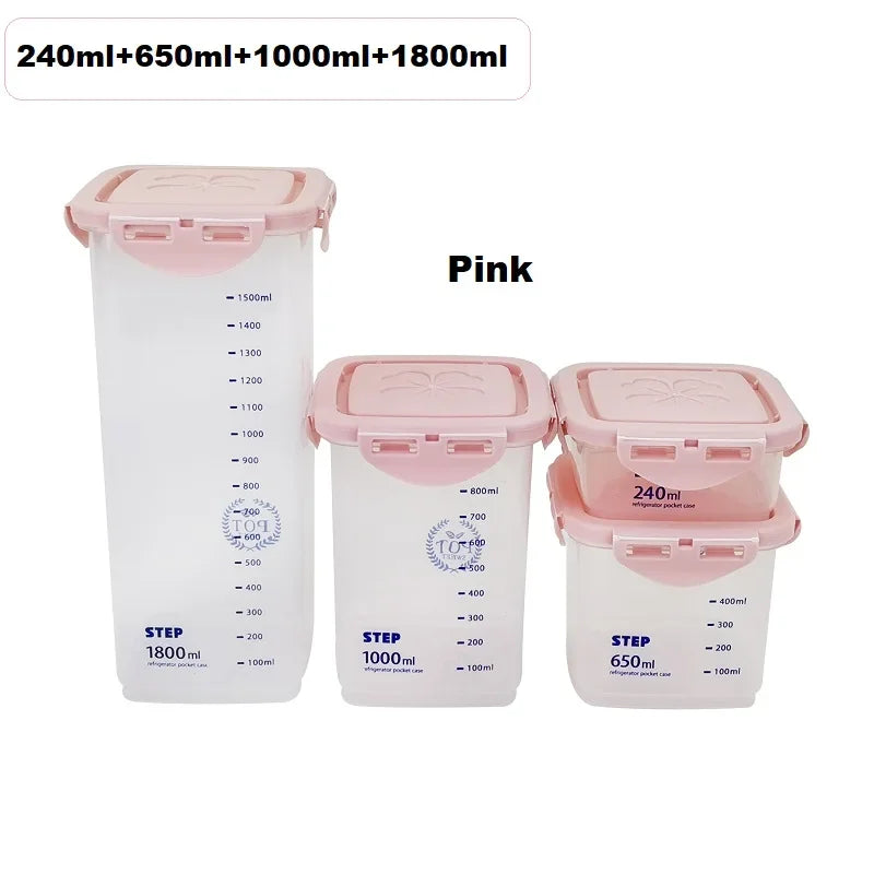 WBBOOMING Healthy Plastic Box Food Storage Box Storage Tank Airtight Plastic Containers Sealed Cans For Coarse Cereals Grains