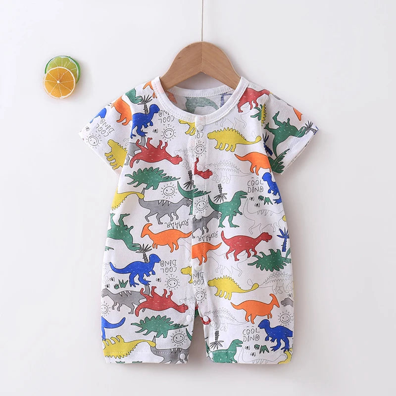 Neugeborenen Baby Kleidung Junge Mädchen baby kleidung artikel Baumwolle Body Sommer Kurzarm Strampler Infant Kleinkind nachtwäsche