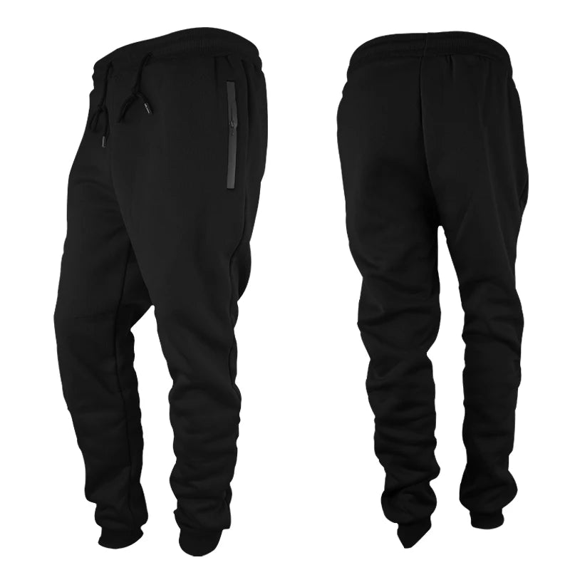 Men's Sweatpants with Zipper Pockets Tapered Joggers for Men Athletic Pants for Workout, Jogging, Running.