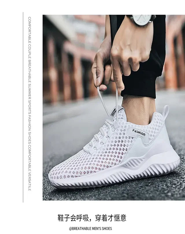 Sommer Tennis Casual Mesh Schuhe Atmungsaktive Hohl training fitness Plattform Weichen Boden Läuft Leichte Vulkanisierte Schuhe