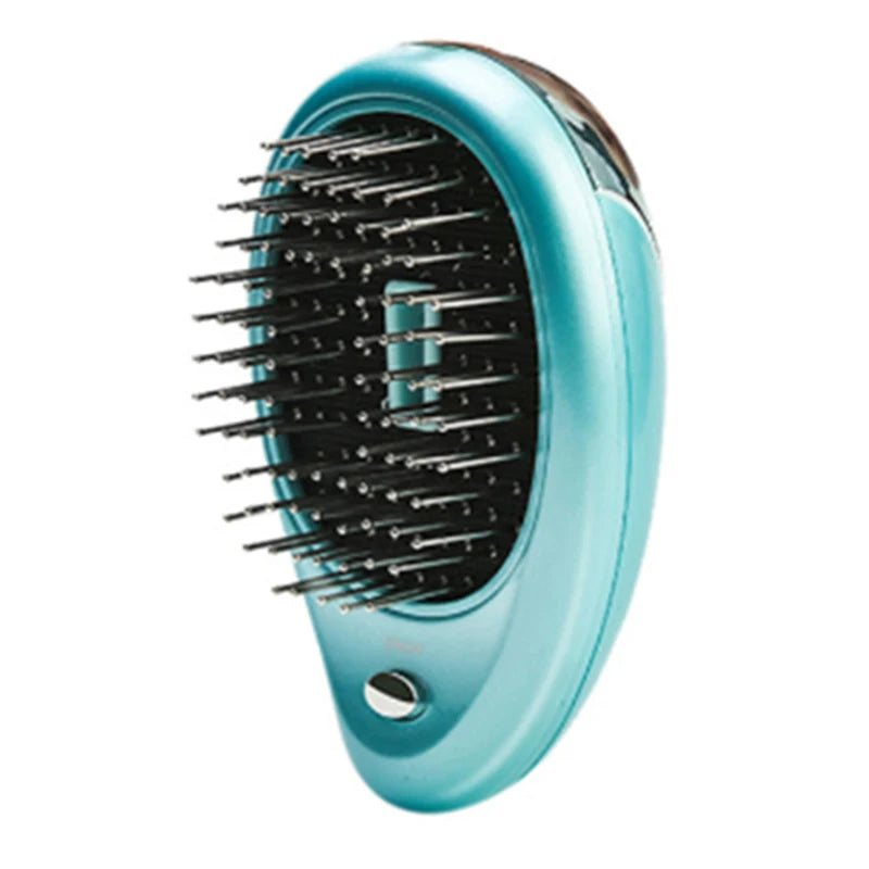 Bestselling Electric Negative Ion Massage Comb Portable Battery Style Hair Comb For Massaging Scalps And Clearing Acupoints.
