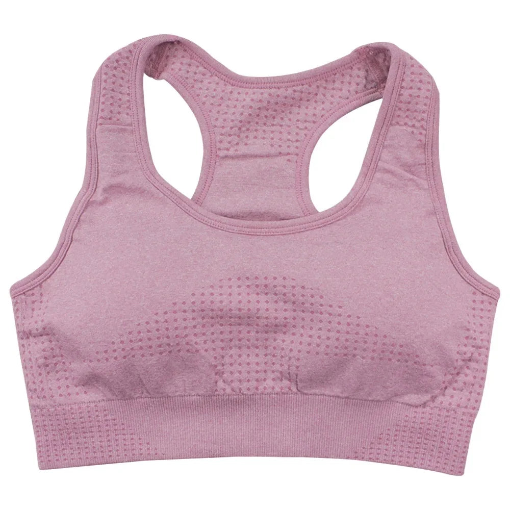 Seamless Dot Dot Yoga Suit High Waist Outdoor Sports Vest Running Quick Dry Top Fitness Yoga Pants Set Exercise Workout Clothes