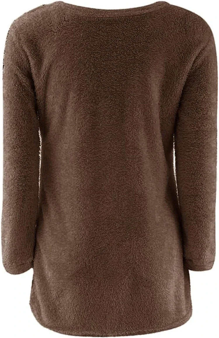 Frauen warmen Pullover einfarbig o Hals lose Baumwolle gestrickt Pullover langen Pullover lässig übergroße Bluse Damen Hipster Kleidung