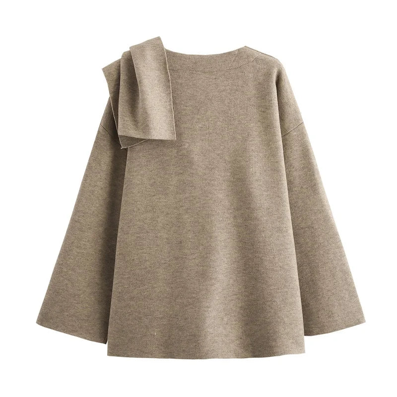 MUJER Plüsch-Wintermäntel für Damen, asymmetrischer Schal, Halbsaison-Jacke für Damen, Parkas, langärmelig, gepolsterter Mantel, Damenjacke