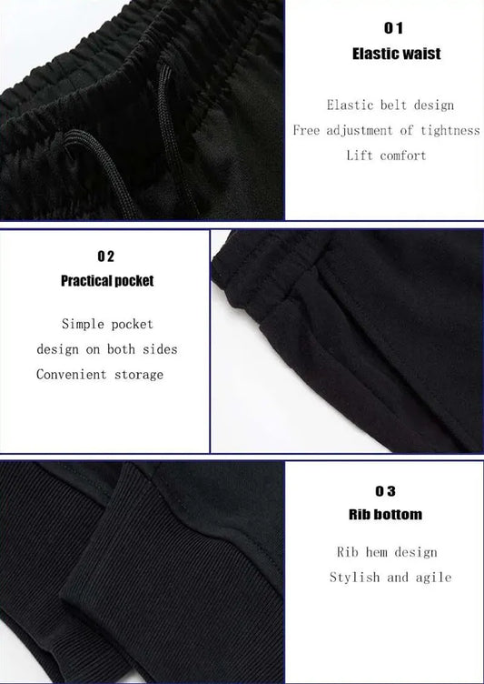 2025 Men's Fitness Jogging Sweatpants New Men's Casual Sports Pants Jogging Sports Pants Loose Running Pants Fitness Pan.