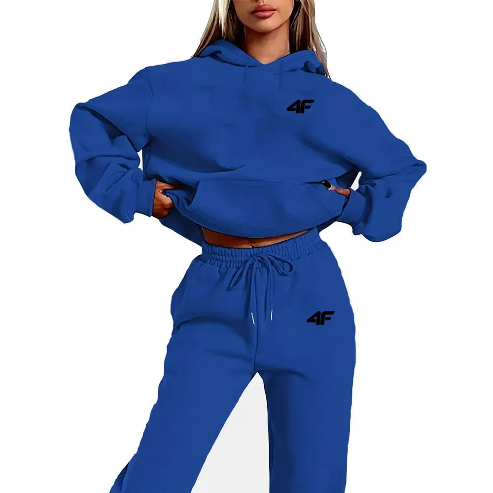 2025 4F Neue Ankunft Frühling Herbst 2 Stück Frauen Sets Zwei Stücke Sets Top Und Hosen Anzüge Outfits Kleidung