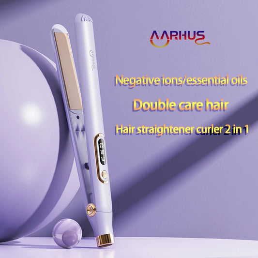 Women's Electric Hairbrush For Xiaomi Straight Hair Curly Hair 2 in 1 Negative Ion Hair Care 10 Seconds Quick Heating Hairbrush.