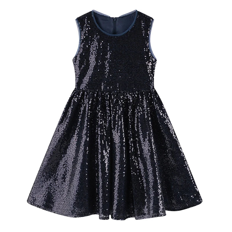 Luxus Kinder Klavier Rezitieren Leistung Pailletten Kleid Mädchen Hochzeit Geburtstag Party Kleidung Kind Elegante Zeremonie Jahrestag Kleid