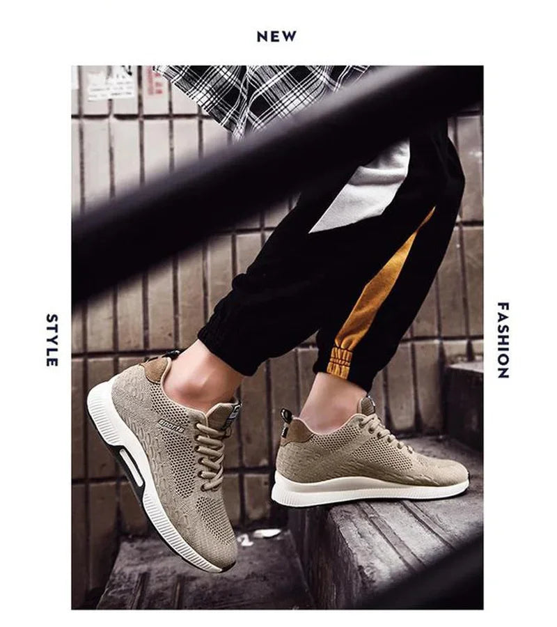 Männer Turnschuhe Aufzug Schuhe Versteckte Heels Atmungsaktive Erhöhung Schuhe für Männer Erhöhen Einlegesohle 6CM Sport Casual Höhe Schuhe