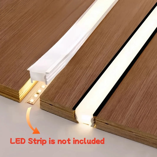 1M-10M Rimless LED Neon Rope Lamp Silicone Tube Diffuser Channel For WS2811 WS2812B Recessed Outdoor Ribbon Flexible Strip Light.