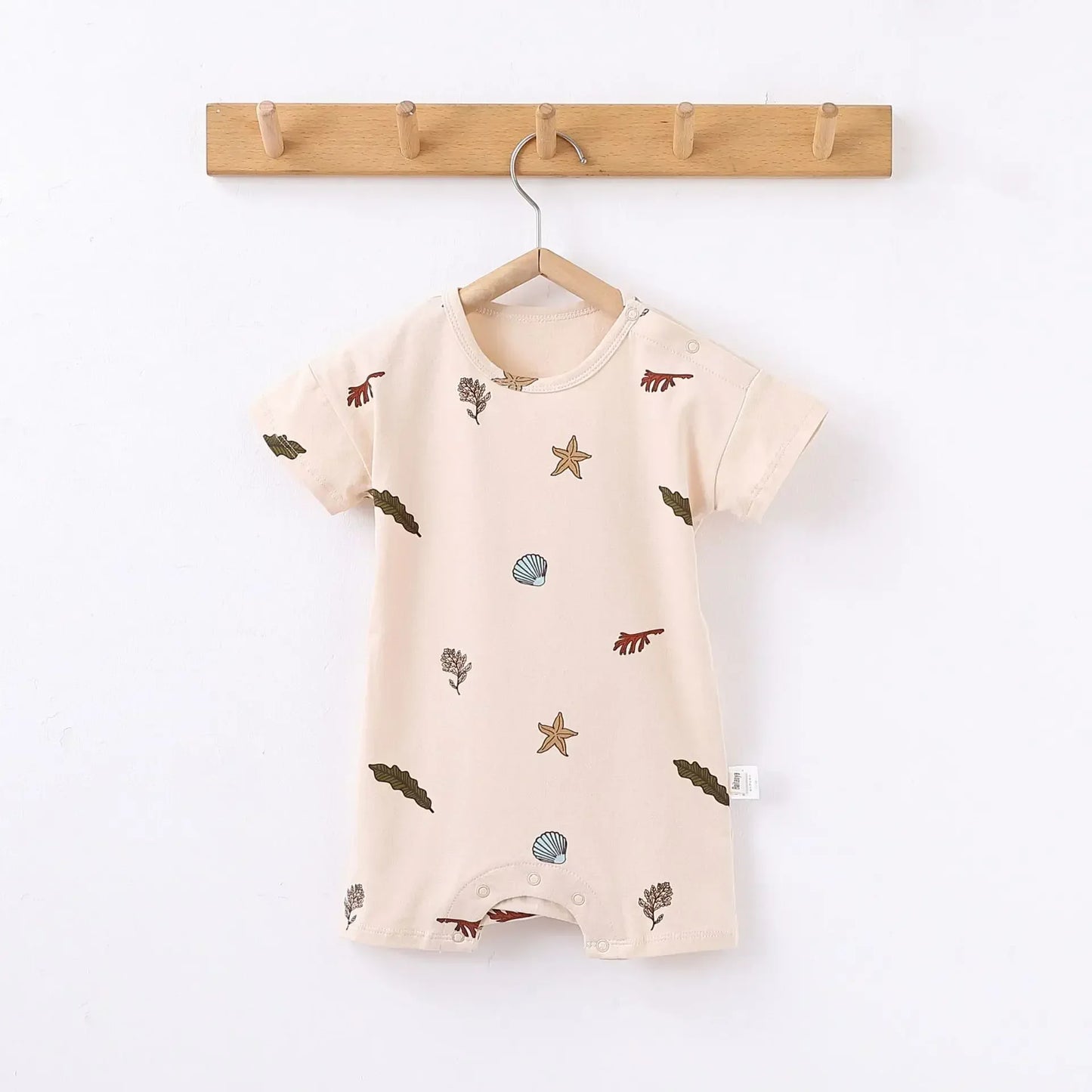 0-24M Neugeborenen Kind Baby Jungen Mädchen Kleidung Drucken Baumwolle Strampler Nette Süße Einteilige Overall Sommer Neue geboren Outfit
