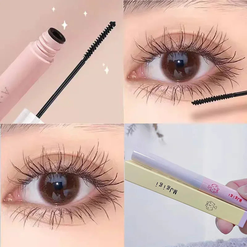 Ultra-fine Mascara Curling Thick Lengthening Eyelash Mascara Waterproof Non-smudge Brown Natural Curl Mascara Makeup