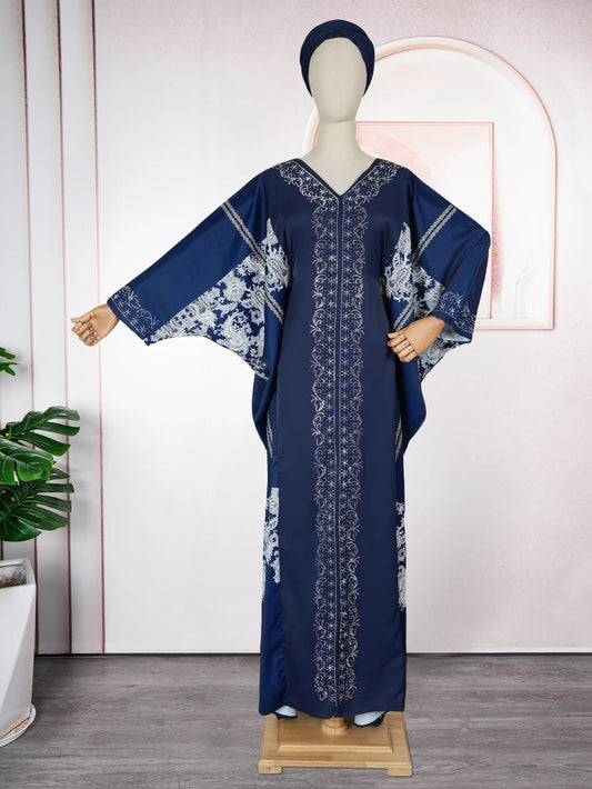 Abayas For Women Dubai Luxury 2025 African Muslim Fashion Dress Caftan Marocain Evening Party Dresses Boubou Robe Djellaba Femme.