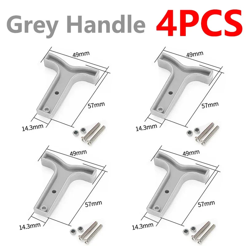 4Pcs Anderson Plug 50A/120A Power 2 Pin Battery Connector Charging Plug Anderson Connector
