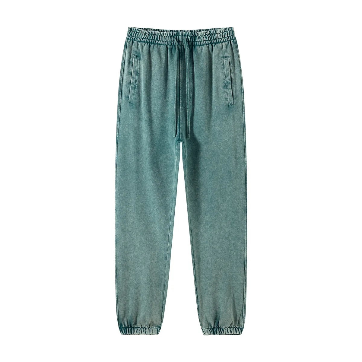 Vier Jahreszeiten Neue Mode Für Männer Casual Trendy Amerikanischen Gewaschen Gewachst Lose Einfarbig Hosen Gerade Jogger Hosen Männliche Hosen