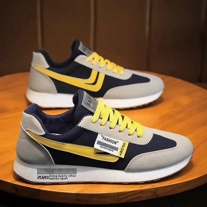 Männer Kausalen Licht Mode Turnschuhe Mann Herbst Neue Spitze-up Wohnungen Im Freien Mesh Atmungsaktive Casual Schuhe Zapatillas De hombre