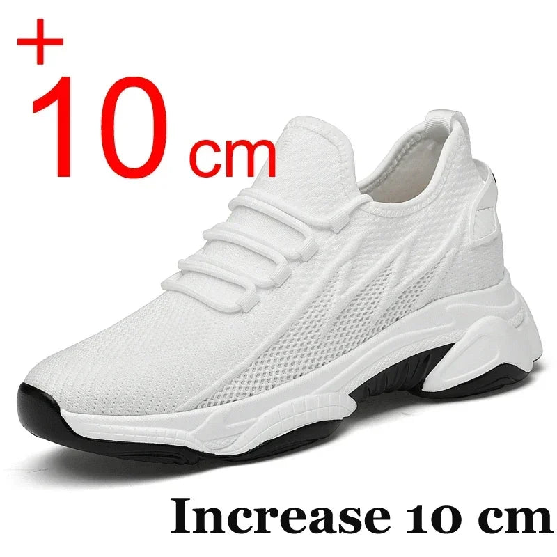 Zunehmende Herren-Turnschuhe, lässige Erhöhungsschuhe, 8 cm Höhenerhöhungsschuhe für den Sommer, atmungsaktive 6 cm Aufzugsschuhe