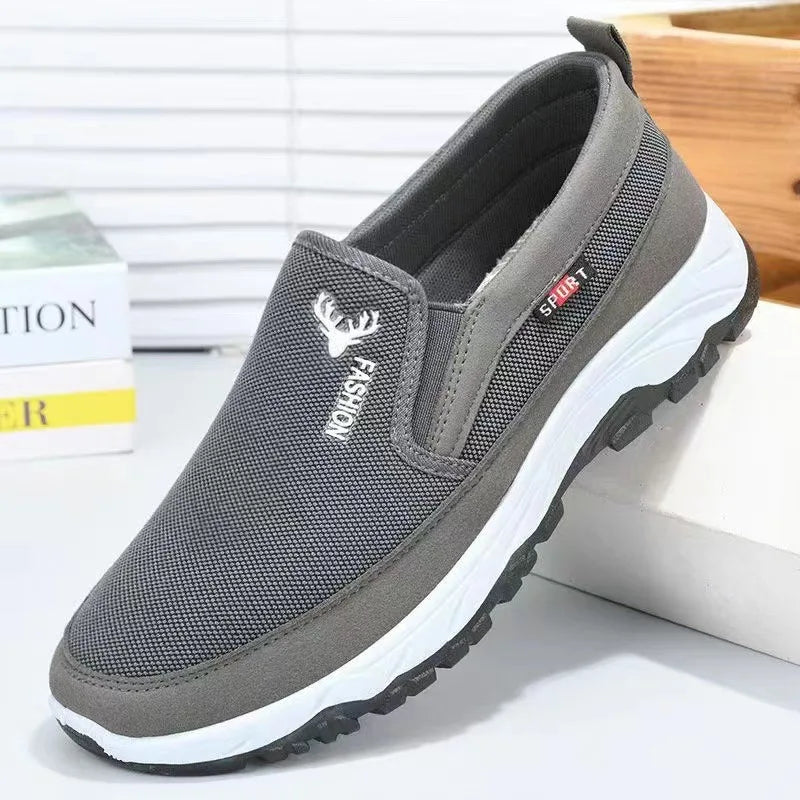 Männer Laufen Wandern Turnschuhe Atmungsaktive Orthopädische Reise Plimsolls Rutschfest Bequem für Outdoor-Aktivitäten Wandern Spazierengehen