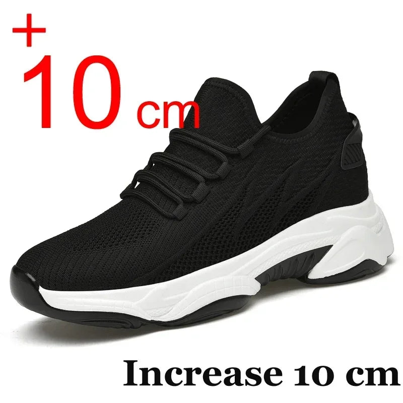 Zunehmende Herren-Turnschuhe, lässige Erhöhungsschuhe, 8 cm Höhenerhöhungsschuhe für den Sommer, atmungsaktive 6 cm Aufzugsschuhe