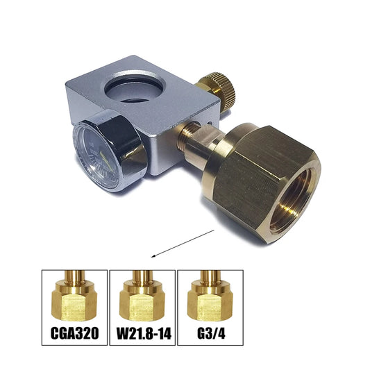 2023 Soda Water CO2 Cylinder Adapter Carbonator Refill Fill Station for CO2 Tank Bottle Filling Replacement.
