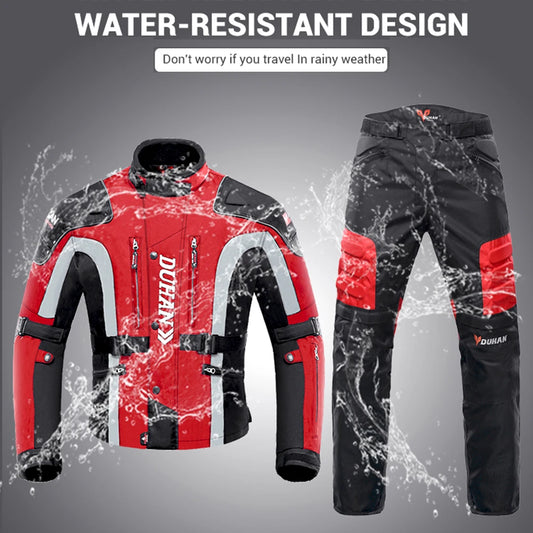 New Winter Motorcycle Jacket Warm Motorcycle Pants Wear-resistant Motorcycle Motocross Jacket Windproof Moto Protector.