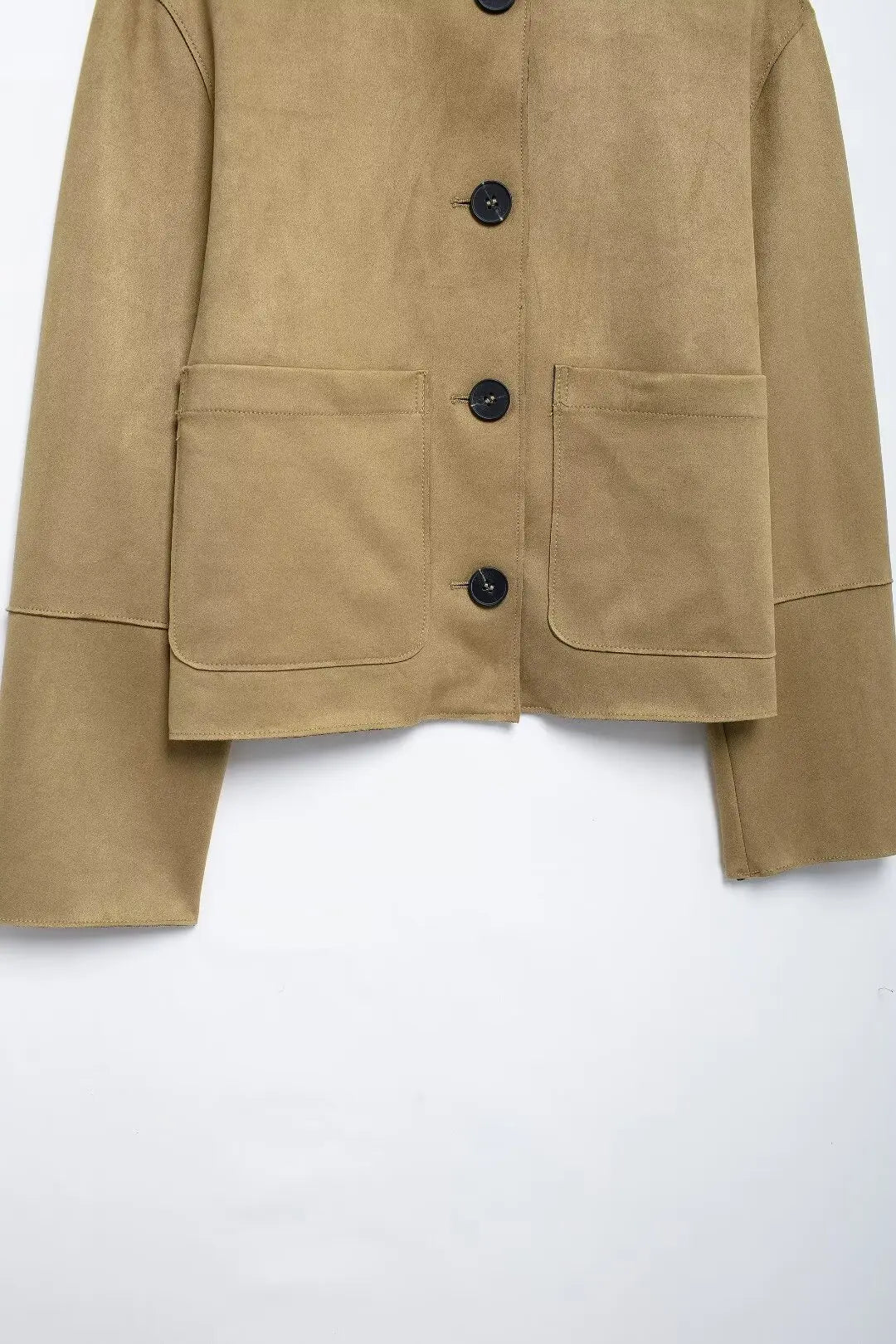 MUJER 2025 Wildlederjacke Damen Varsity Bomberjacken für Damen Neu in Mänteln und Jacken Damen Langarm Damen Winterjacke