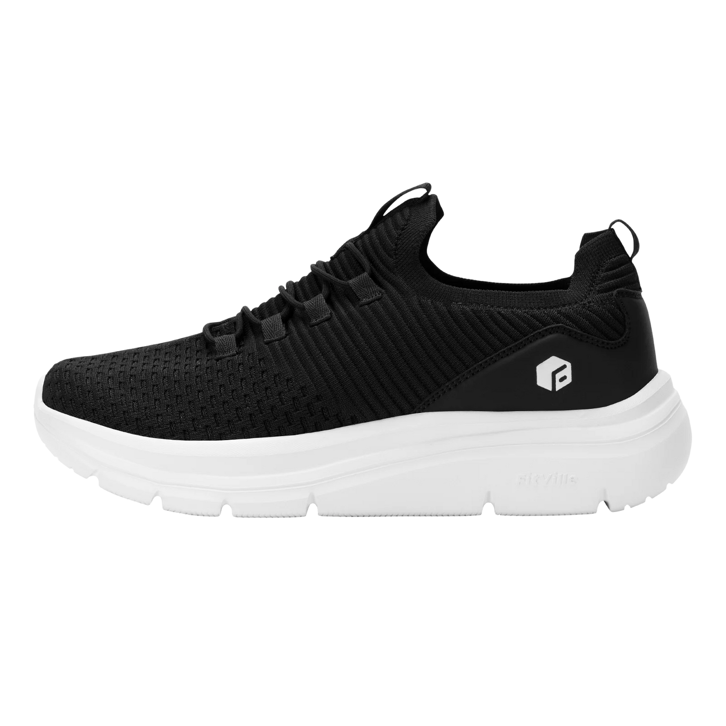 FitVille Herrenschuhe zum Hineinschlüpfen, leichte, breite Breite für Plattfüße, Plantarfasziitis, Fersenschmerzlinderung