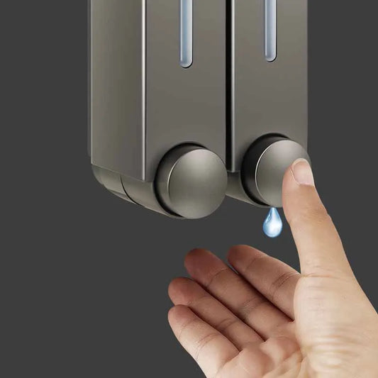 420ML Wand Badezimmer Flüssigseifenspender Waschlotion Händedesinfektionsmittel Kind Familie Hotel Küche Duschgel Spender