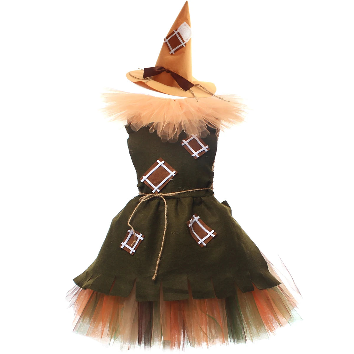 Kinder Mädchen Halloween Kostüm Zauberer von Oz Vogelscheuche Zinn Mann Löwe Hexe Prinzessin Tutu Kleid Rollenspiel Party Bühne Kleid Outfit