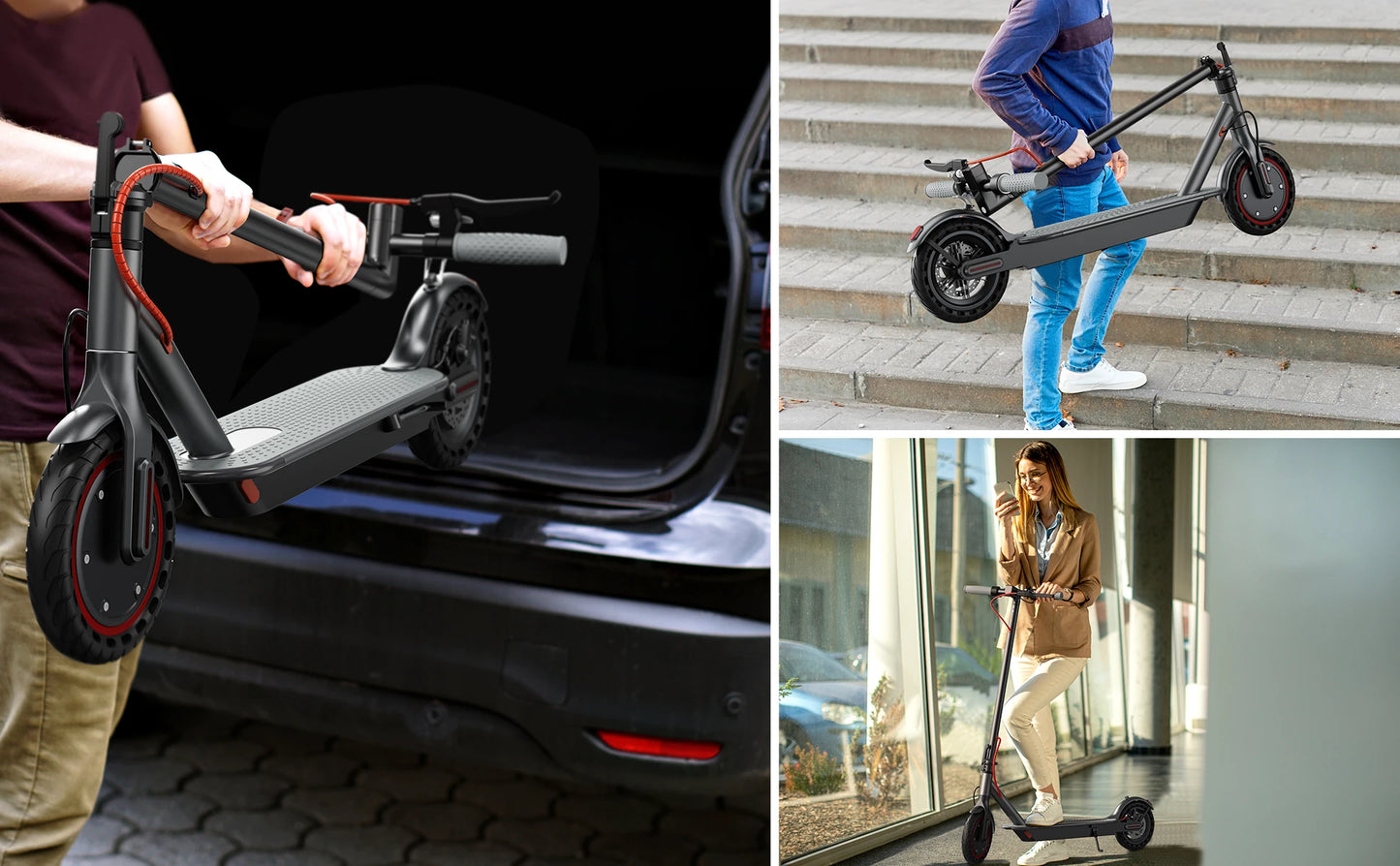 JUICEASE E1 Electric Scooter 36V 10.4Ah Battery 350W Motor 25KM Range 31KM/h Speed Foldable Design Smart APP Control EU Stock.