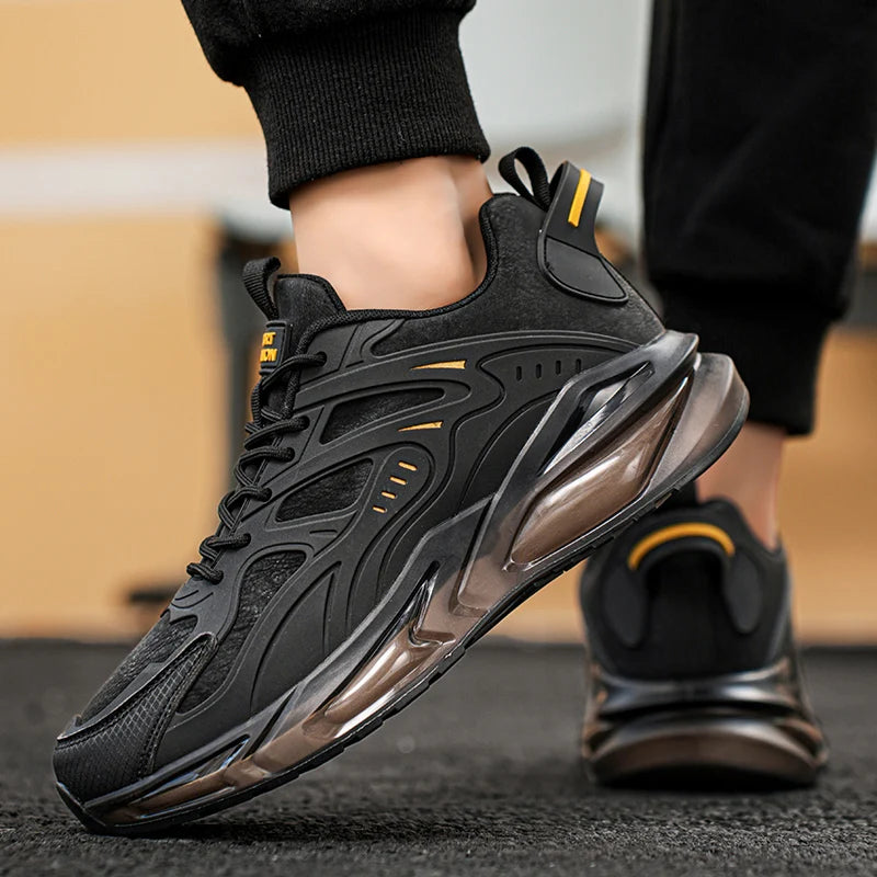 YRZL Herren-Turnschuhe, lässig, Sport, atmungsaktiv, Laufschuhe, bequemes Gehen, leichter Mesh-Schuh, Outdoor, rutschfest, Tennis-Mann