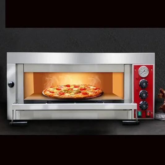 Professional Commercial Single-layer Pizza Electric Oven Italian Pizza Oven Pizza500 Degree Grilled Chicken Fish Machine Oven.