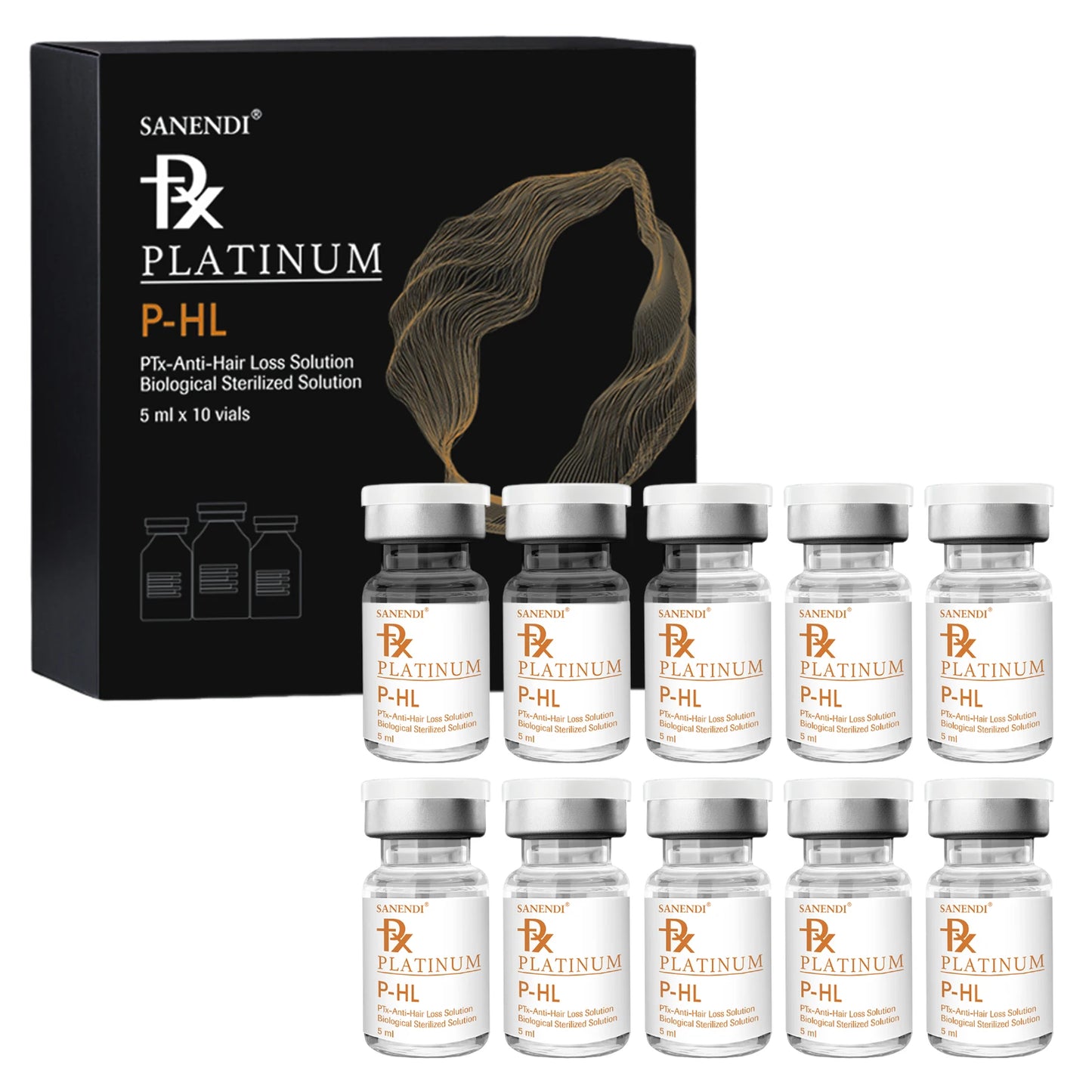 2025 New Korean Hyaluronic Acid Serum Anti-aging Moisturizing Skin Care Repair Essence 5MLx10Vials.