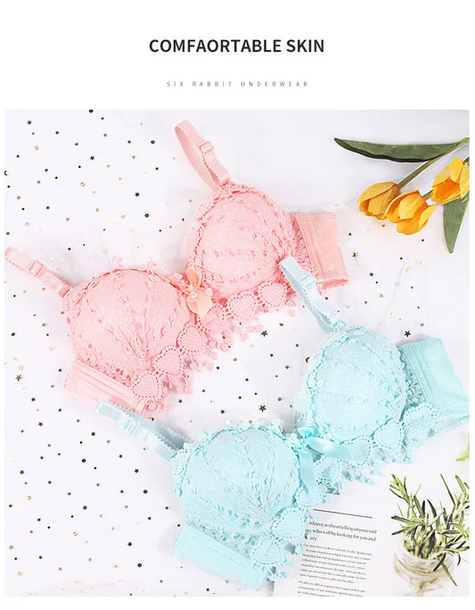 ropa interior femenina Women's Non-Underwire sexy Bra for women black/white underwear girls lingeries lace beautiful active bra.