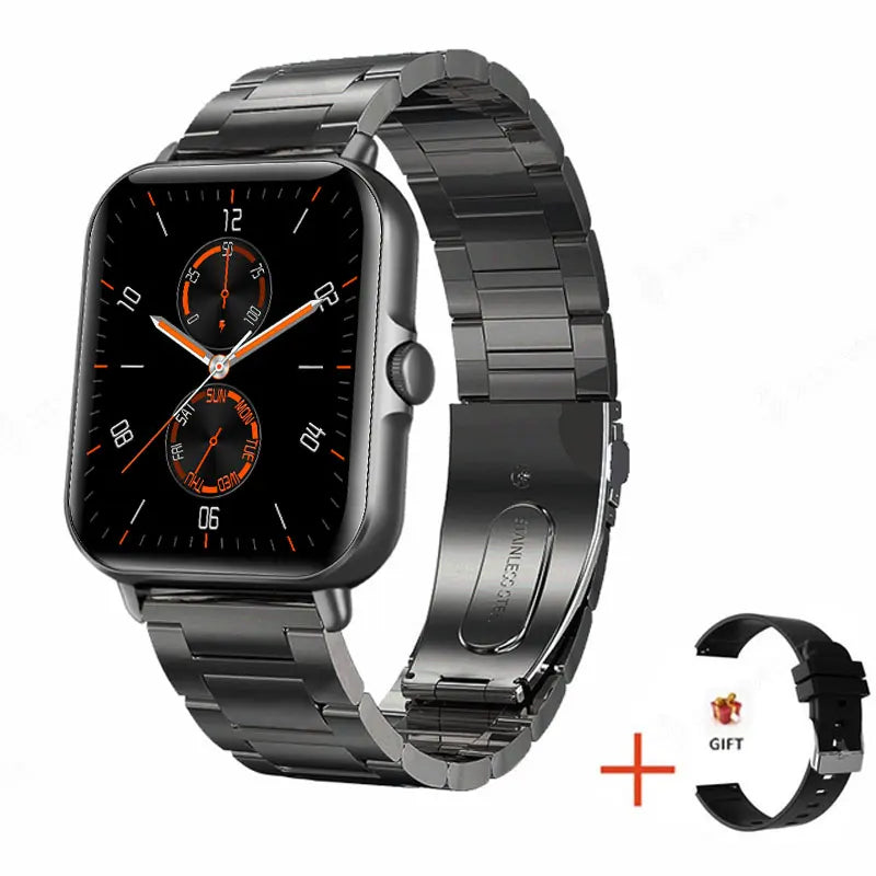 2025 2.01'' Smart Watch Bluetooth Call Play Music Smartwatch Fitness Clock Sport Waterproof Watches for Men Women iPhone Android