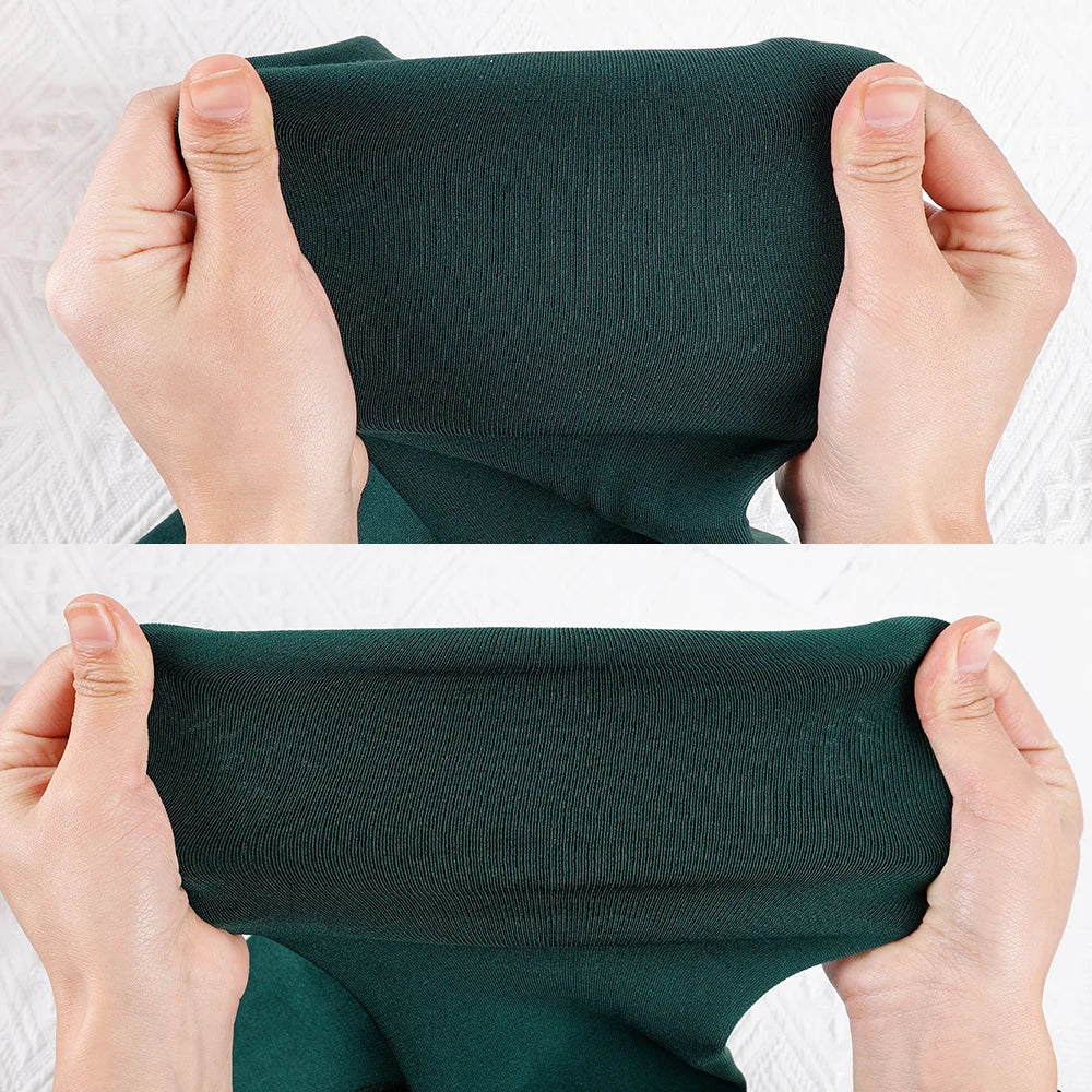 Frauen Winter Verdicken Leggings Warme Hohe Taille Einfarbig Samt für Weibliche Verdickte Samt Strumpfhosen Dehnbare Schwarze Strumpfhosen