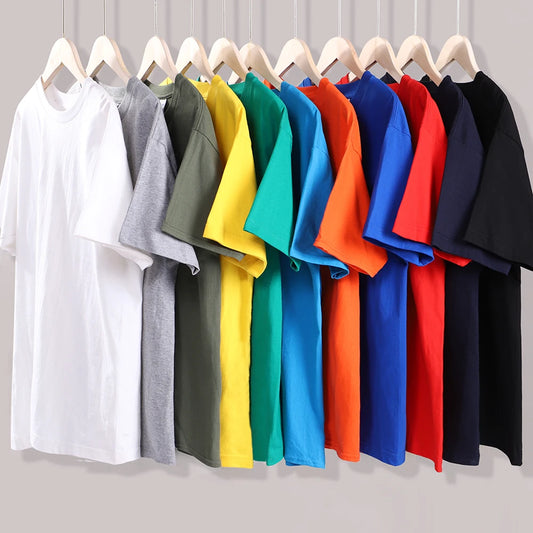 14 Colors Candy Color 100% Cotton T-Shirts Men Women Oversized Short Sleeves Casual Breathable S-XXXL Tee Clothing Soft T Shirts.