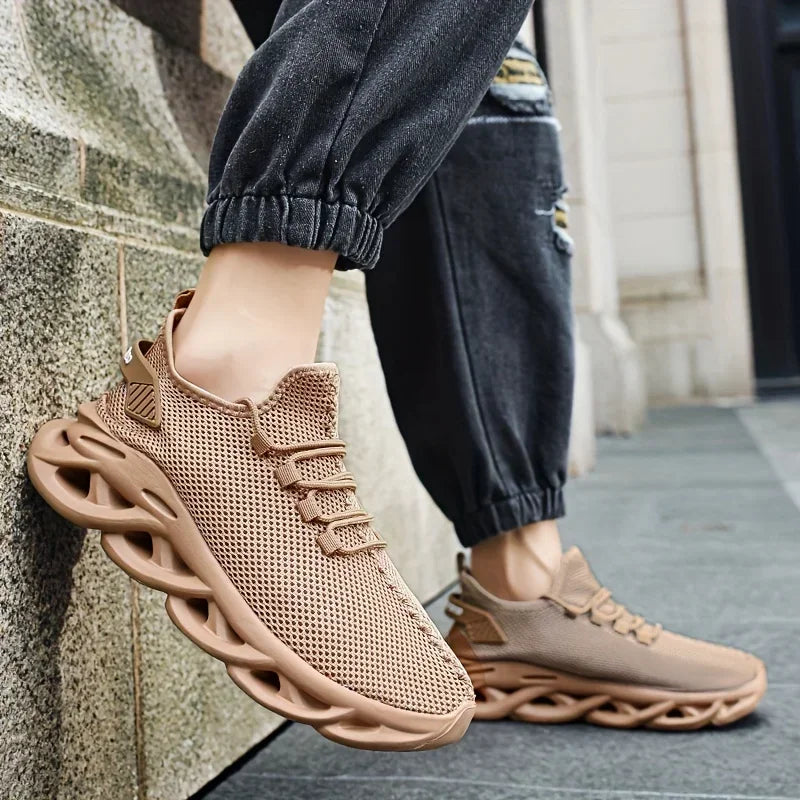Männer Casual Sport Schuhe Atmungsaktive Leichte Turnschuhe Outdoor Mesh Schwarz Laufschuhe Athletisch Jogging Tenis Wanderschuhe