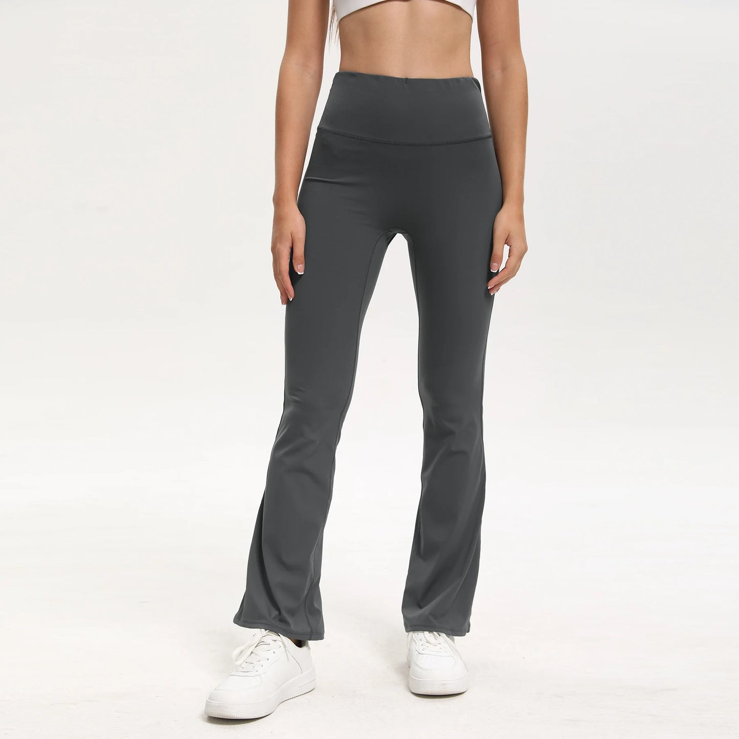 Damen-Leggings mit ausgestellten Taschen, weiche Yoga-Hose im Cargo-Stil, hohe Taille, schmale Hose, Fitness- und Bodybuilding-Sportbekleidung