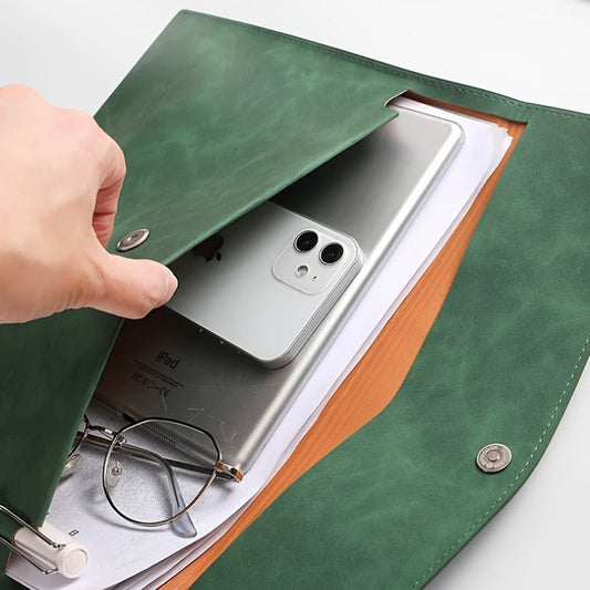 A4 File Storage Bag Simple File Folders Business Office School File Organizer Bags Laptop Sleeve.