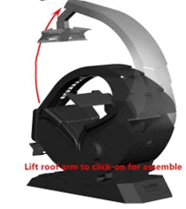 Manticore Zero Gravity Liegestuhl aus echtem Leder, Cockpit-Option, Memory-Schaum mit Massageunterstützung, mehrere Monitore