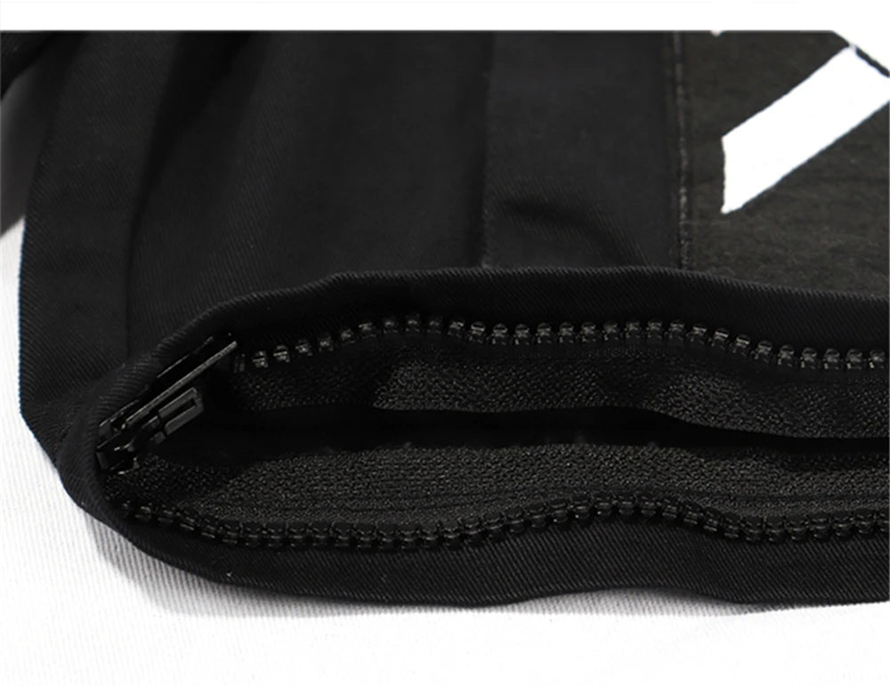 11 BYBB'S DARK Tactical Functional Cargo Pants Men Multi-Pocket Joggers Trousers 2023 Detachable Hip Hop Streetwear Pant Black.