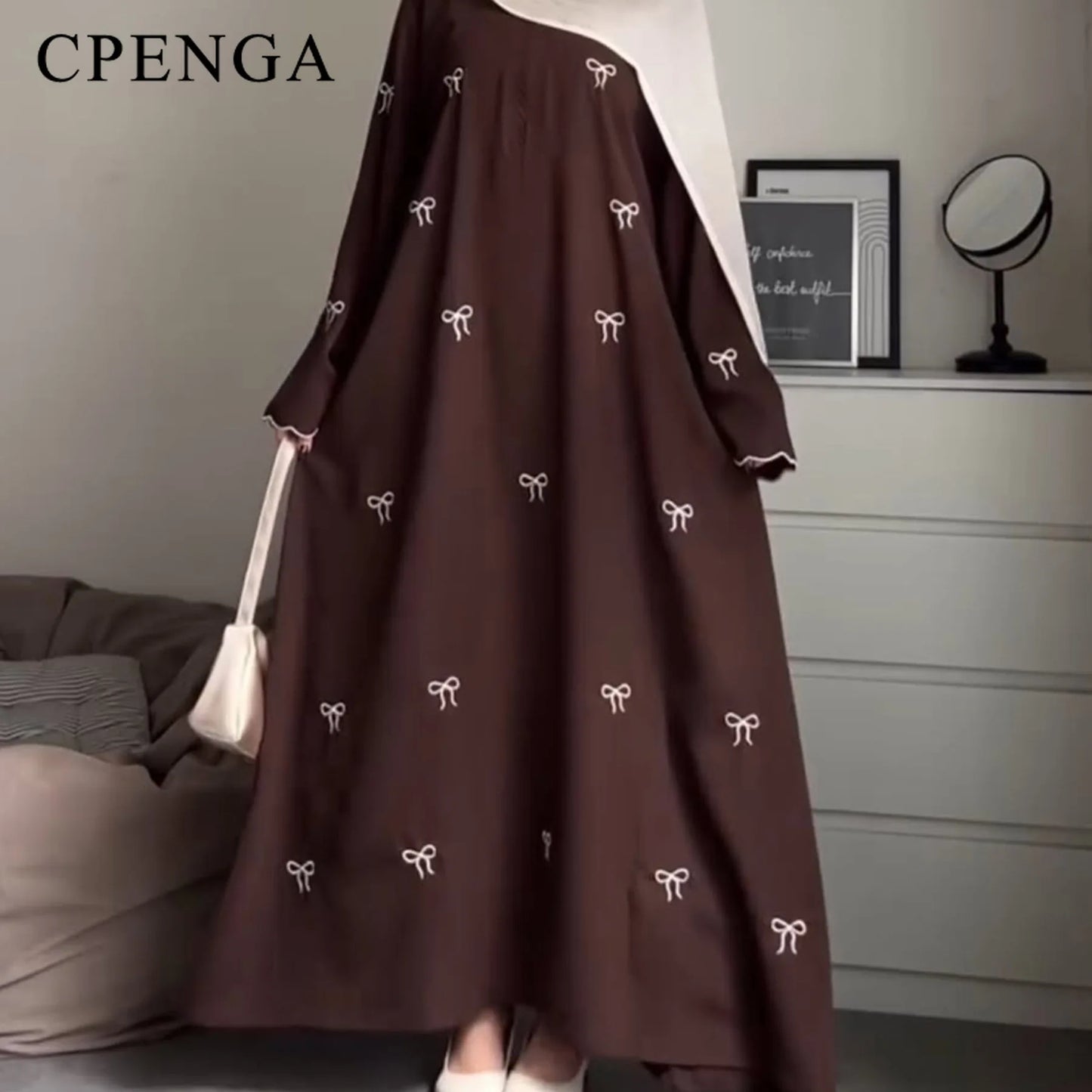 Luxus Dubai Schmetterling Stickerei Abaya Muslimische Frauen Modest Kleid Islamischen Femme Urlaub Outfit 2025, Mode Türkei Kaftan Robe