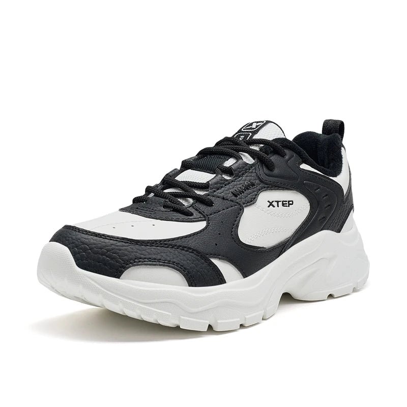 Xtep Cotton Shoes For Women 2024 Winter Warm Soft Sports Shoes Trendy Retro Durability Comfortable Sneakers 876418370026