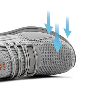FitVille Herrenschuhe, extra breit, leicht, für geschwollene Füße, orthopädische Fußschmerzlinderung, Straßenlauf- und Wandersneaker