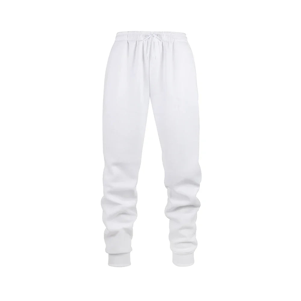 2025 Mens Jogging Sports Pants Autumn Winter Sweatpants Men Sports Gym Trousers Fashion Solid Color Casual Workout Long Pants.