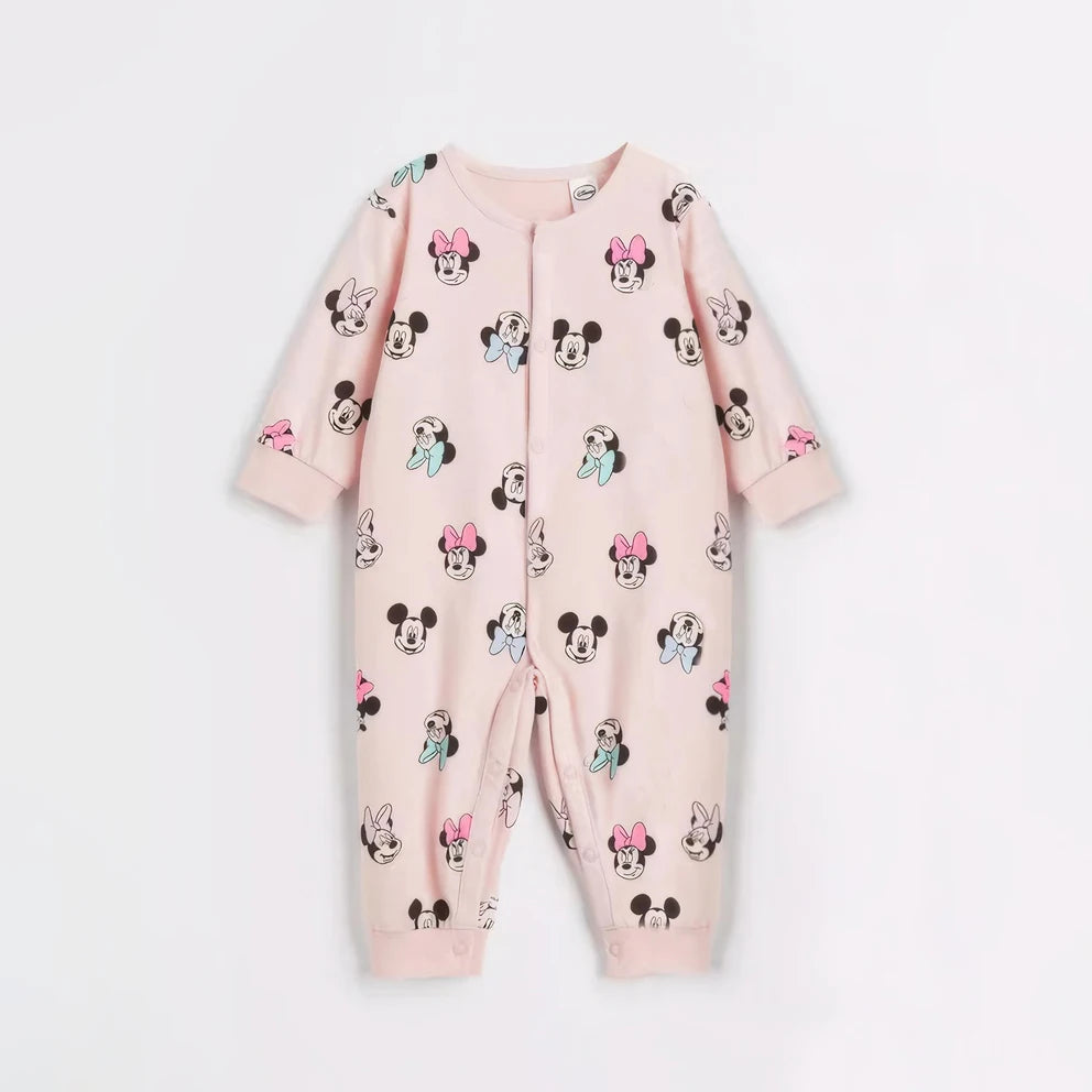 Mickey Mouse Baby Boy Stram pler Baumwolle lange Ärmel Baby Baby Boy Mädchen Overall Baby Mädchen einteilig & Body
