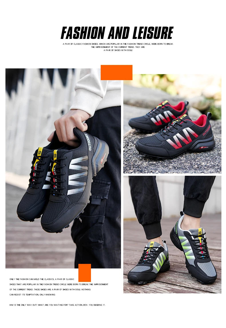 Wasserdicht Männer Wanderschuhe Outdoor Trainer Lace-up Klettern Schuhe Frauen Trekking Turnschuhe Wandern Jagd Taktische Turnschuhe
