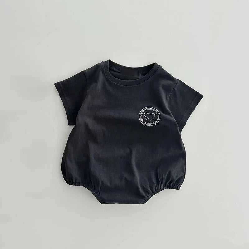 0-2Y Sommer Baby Body Niedlichen Cartoon Gedruckt Einteiliges für Kleinkinder Mädchen und Jungen Baby Kleidung Kleinkind Kurzarm Overall