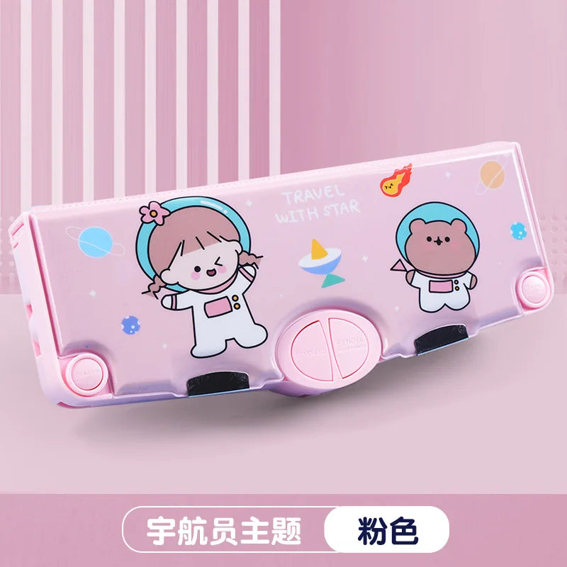 Astronaut multifunktion ale Büro Briefpapier Box Grundschule Schüler große Kapazität Feder mäppchen Cartoon Geschenk 6-teiliges Set